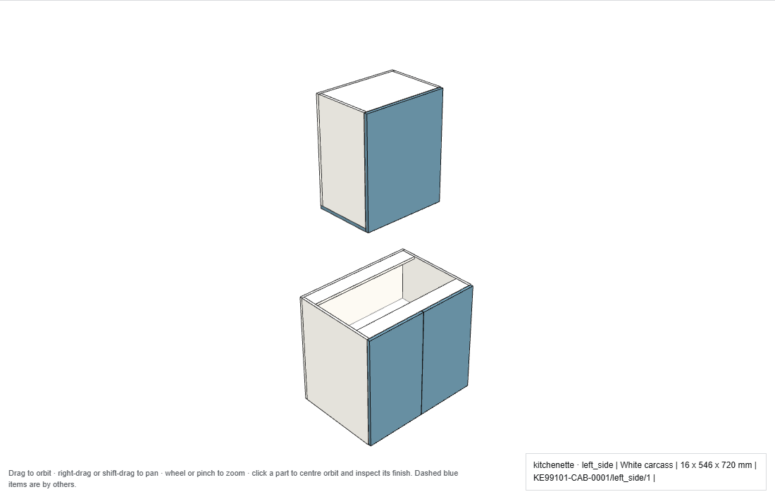 Kitchenette assembly preview